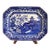 Burgess and Leigh (Burleigh ware) WILLOW pattern TRAY ENGLAND 13.5" W x 10.25°H Purchased at Bergdorf's 20 years ago
