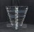 Mid-Century Modern Stacked Lucite Base Round Center Table For Sale - Image 4 of 10