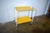 White Vintage Space Age Serving Trolley Table in Yellow, 1970s For Sale - Image 8 of 8