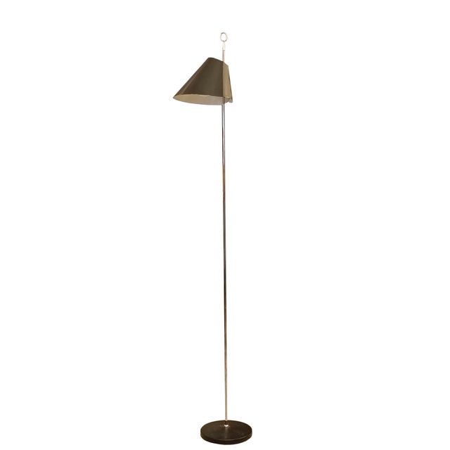 Monachella floor lamp from the mid-20th century designed by Luigi Caccia Dominioni for Azucena. Original chrome-plated...