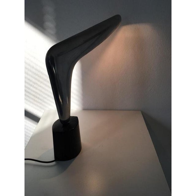 Postmodern Design Boomerang Aluminium Table Lamp, Italy, 1970s For Sale - Image 10 of 17