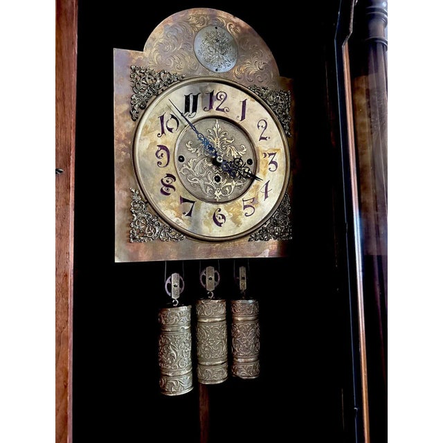 19th Century German Quarter Strike Vienna Standing Regulator