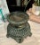 Large Victorian Style Round Pillar Candle Holder With Weathered Patina Finish. Great piece as a centerpiece or just a very...
