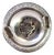 Round Silver Ashtray with Coat of Arms For Sale