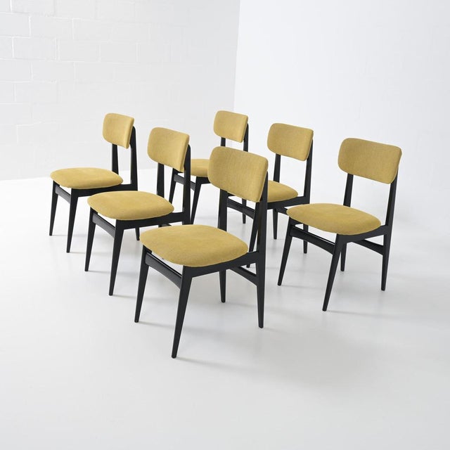 Belform S4 Dining Chairs by Alfred Hendrickx for Belform, 1950s, Set of 6 For Sale - Image 4 of 18