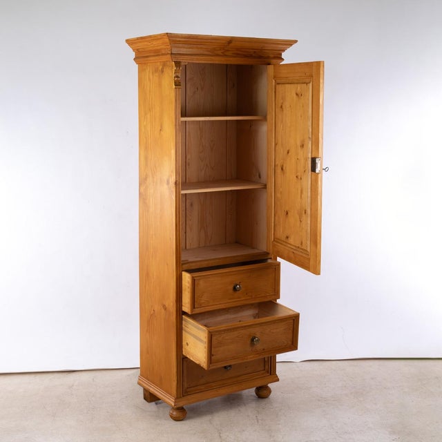 Softwood Pantry Cabinet with 3 Drawers, in Flawless conditions. Designed before 1890