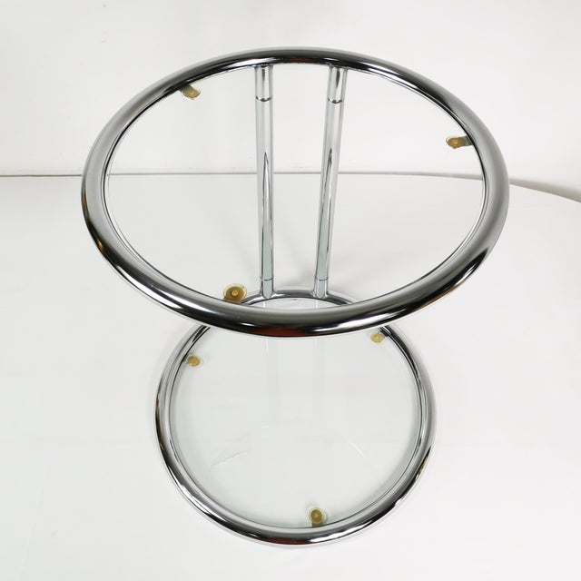 1980s German Bauhaus Side Table in the style of Eileen Gray, 1980s For Sale - Image 5 of 14