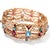 Bochic "Capri" Vintage Garnet & Multi Gem & Sapphire Bangle Set 18K & Silver For Sale - Image 11 of 18