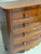 Late 19th Century Antique Mahogany Two Over Three Drawers - Bow Front Chest of Drawers From England For Sale - Image 5 of 18