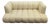 Vintage Creme Channel Sofa For Sale