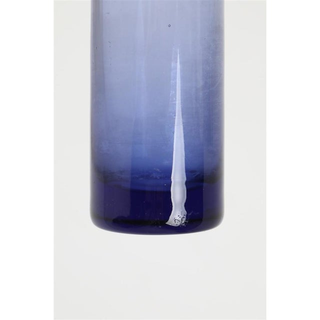 Vintage Danish Glass Vases by Per Lütlen for Holmegaard, 1960s, Set of 2 For Sale - Image 6 of 9