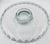 1930s Depression Footed Glass Open Lace Edge Shallow Platter 13" Fruit Bowl For Sale - Image 5 of 7