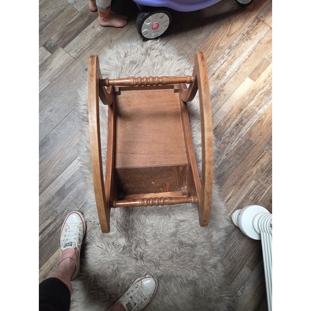Early 20th Century Early 20th Century French Rocking Stool For Sale - Image 5 of 6