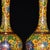 Mid 20th Century Vintage Pair of Cloisonne Enamel Vases - Yellow Floral Motif - 22.5cm For Sale - Image 5 of 9