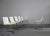 Mid-Century Modern Alessia Chairs in Metal and White by Giotto Stoppino for Driade, 1970s, Set of 6 For Sale - Image 3 of 8