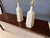 1970s Organic Modern Table Lamps in Stoneware & Brass - a Pair For Sale In Dallas - Image 6 of 17