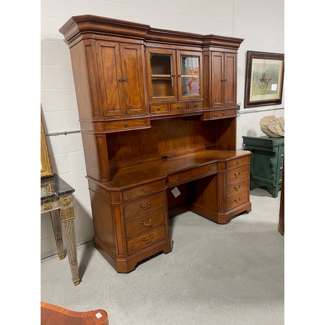 English Mahogany Office Credenza For Sale - Image 3 of 15