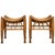 Wood Pair Antique Thebes Egyptian Revival Arts & Crafts Stools Liberty & Co 1900 For Sale - Image 7 of 18