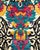 Contemporary Suzani Collection Hand-Knotted Area Rug - Black Collection 7' 10" x 8' 5" For Sale - Image 3 of 9