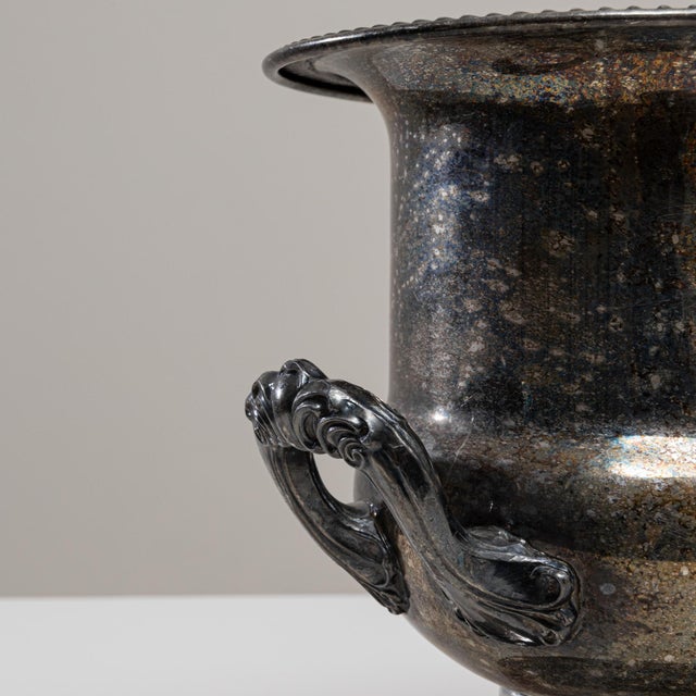 20th Century French Silver Plated Champagne Bucket For Sale - Image 12 of 18