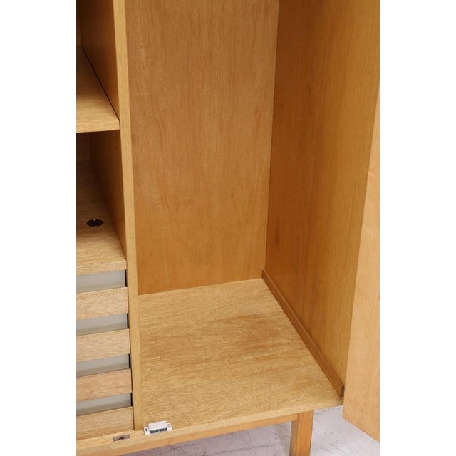 Vintage Wardrobe in Birch from Hellerau, 1960s For Sale - Image 10 of 17