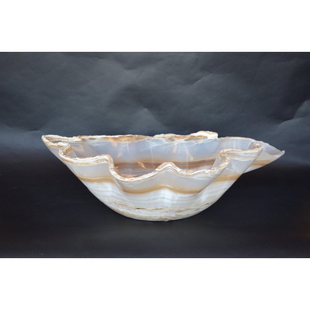 Oversized Onyx Center Bowl. Usa, C.1980s Chairish