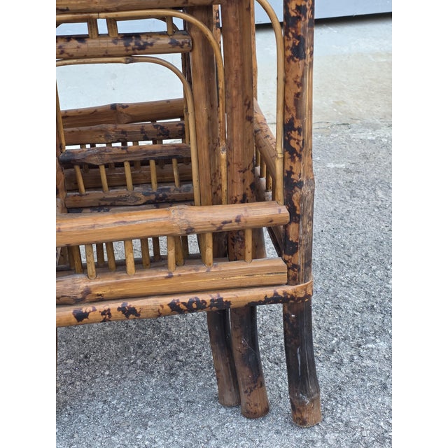 Art Nouveau Bamboo Stacking Tables, Italy, 1920s, Set of 3 For Sale - Image 9 of 17