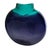 Late 20th Century Signed Maureen Williams Australian Art Glass Vase – 5.75” Purple & Green For Sale - Image 5 of 8