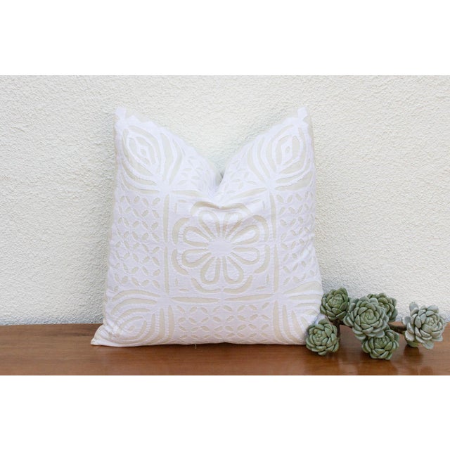 Tusti Applique Pillow Cover For Sale In Los Angeles - Image 6 of 6
