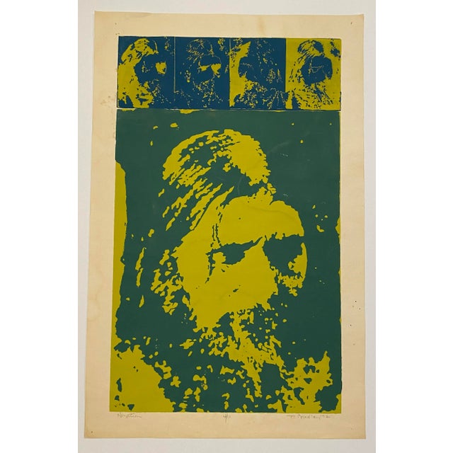 Tony Bradley (North Carolina, 20th century) "Negation," 1972, screenprint; pencil signed, titled and numbered 4 of 11.