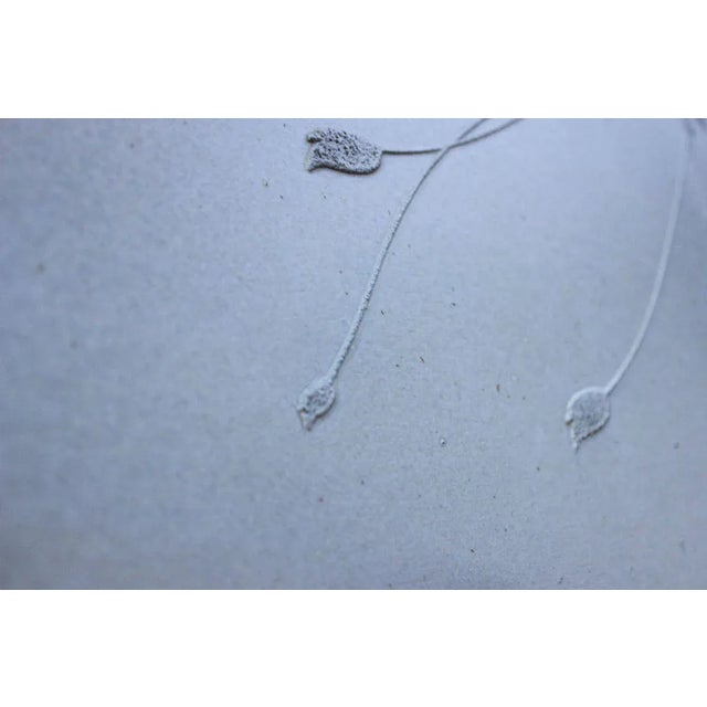 1970s Psychedelic Art Silver Carved Resin Panel by Stefano Bersani for Recherche, 1970s For Sale - Image 5 of 9