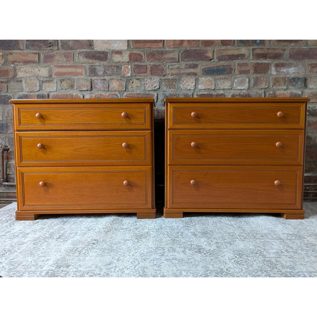 Mid-Century Teak Albany Chests of Drawers from Stag, 1980s, Set of 2 For Sale - Image 12 of 12