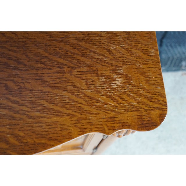 1990s Lexington Victorian Sampler Collection Oak 391-307 Door Chest Tall Dresser 52" For Sale - Image 13 of 18