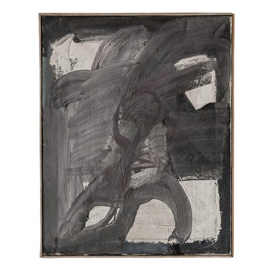 Bertil Berntsson, Swedish Decorative Composition, Oil on Canvas, 1962 For Sale