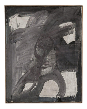 Bertil Berntsson, Swedish Decorative Composition, Oil on Canvas, 1962