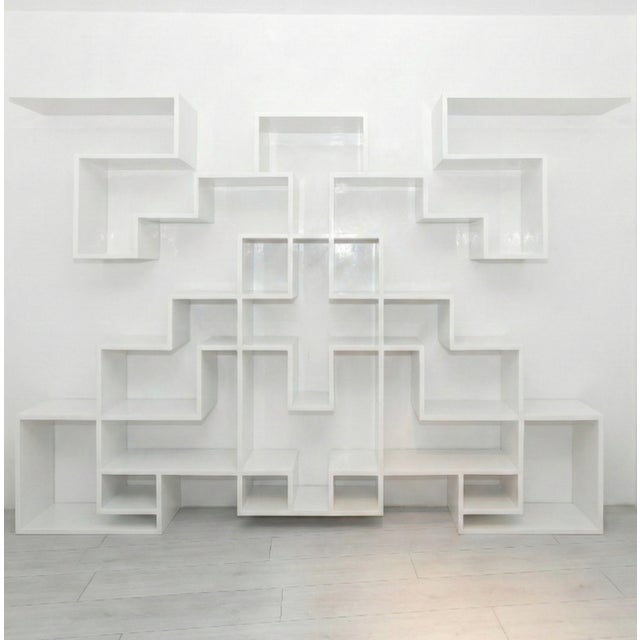 Wood Classic Bookcase by Dario Nasuti For Sale - Image 7 of 7