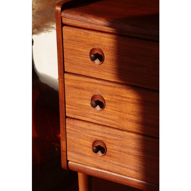 Vintage Scandinavian Teak Secretary from Mse Mobler, 1960s For Sale - Image 11 of 18
