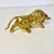 Brass Mid-Century Hollywood Regency Rustic Spanish Heavy Solid Brass Bull Figurine. For Sale - Image 8 of 12