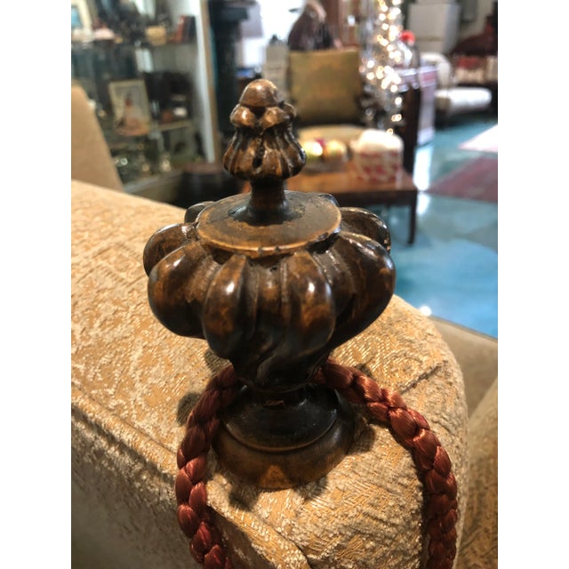 Brown The Portico Collection Spanish Style Sofa For Sale - Image 8 of 10