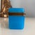 French French Blue Opaline Glass Box For Sale - Image 3 of 8