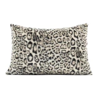 Leopard-Print Soft Lumbar Pillow 30" X 50" For Sale