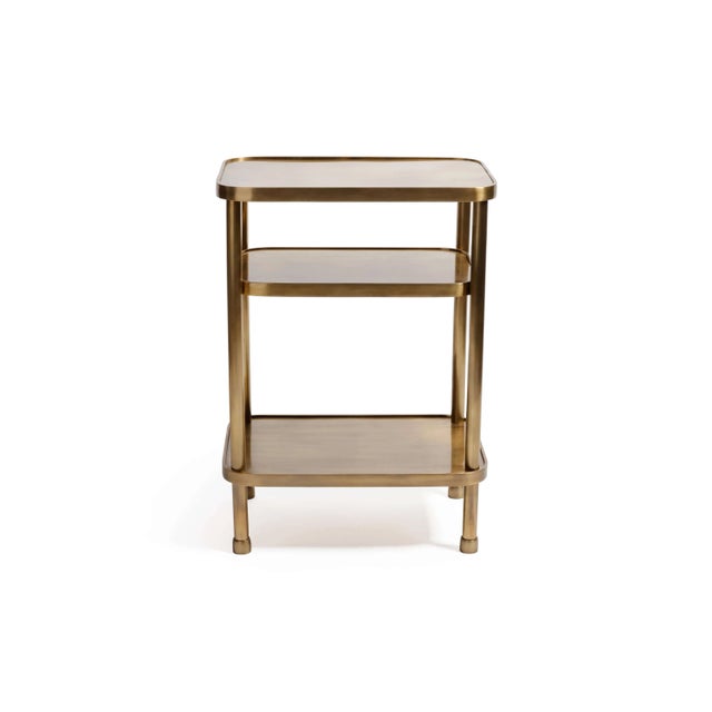 Kenneth Ludwig Chicago Aman Metal Small Étagère For Sale - Image 4 of 4