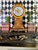 Castilian Imports Oversized Italian Florentine Style Hand-Painted Mantel Clock For Sale - Image 11 of 18