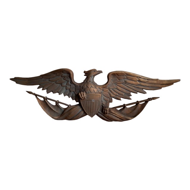 Sexton Eagle With Flag Wall Hanging Usa For Sale