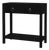 Lark 30 in W Rectangular Wood 1Drawer Nightstand with Lower Open Shelf, Washed Black For Sale