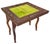 Early 20th Century Marquetry Inlay With Mother of Pearl Folding Game Table For Sale In Los Angeles - Image 6 of 18
