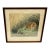 Mid-Century Chinese Stalking Tiger Watercolor Painting on Silk - Framed For Sale