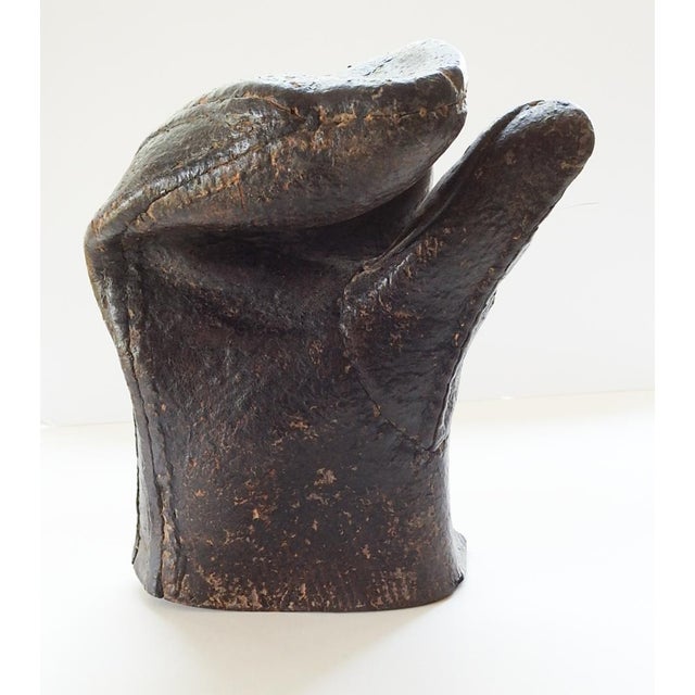 Early 20th Century Leather Glove Sculpture For Sale - Image 4 of 8