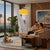 The Tambo Arc Lamp is a Mid-Century Modern masterpiece by designer Peter Morelli, continuing NOVA of California's century...