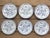 An exceptional and increasingly difficult-to-find complete set of twelve matching oyster plates by Weimar Germany....